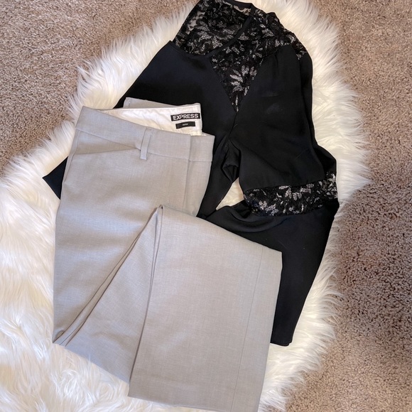 Express Light Grey Dress pants - Picture 2 of 8